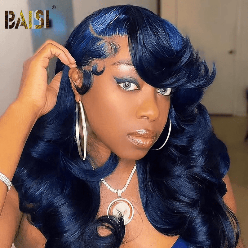 hairbs Customized Wig BAISI Shining Blue Body Wave Wig