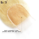 BAISI 10A Blonde #613 Straight Lace Closure 4x4 - BAISI HAIR