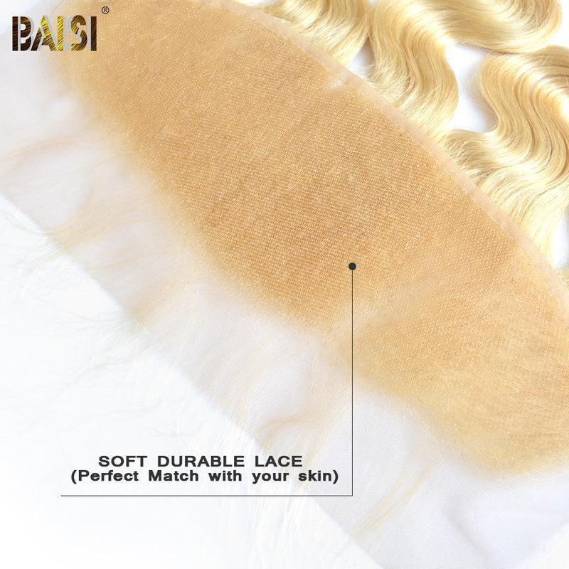 BAISI 10A Blonde #613 Body Wave Lace Frontal 13x4 - BAISI HAIR