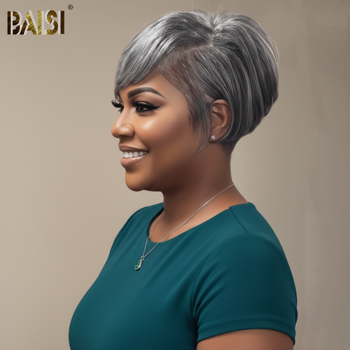 Baisi-13x4_Lace_frontal_pixie_short_cut_wig-salt_and_pepper-100_human_hair-for black women-color bob wig-short hair