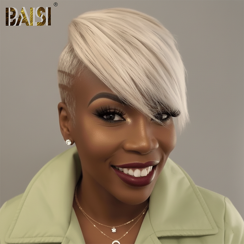 Baisi-6X7_Topper_glueless_hair-White_color-100_human_hair-for black women-white color-clips in hair