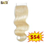 amazon BAISI flash Deal Blonde #613 Body Wave Lace Closure 4x4