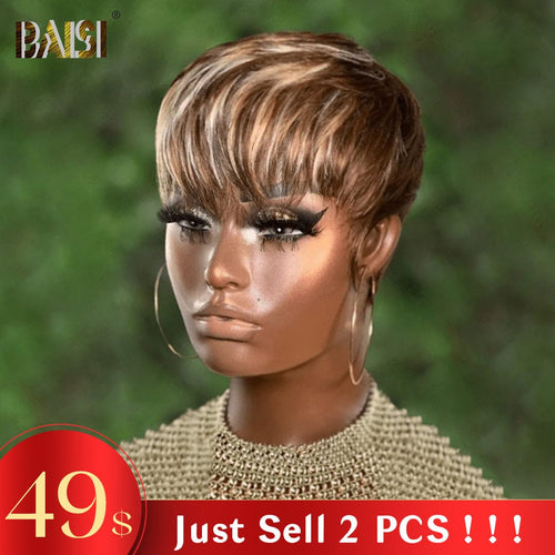 Baisi_Clearance_Sale flash deal BAISI Flash Sale Mix Color Machie Made Wig