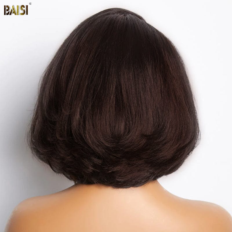 BAISI HAIR $100 wig Baisi Elegant Brown Short Wig