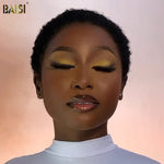 BAISI HAIR $100 wig black Baisi Afro Culy Lace Wig