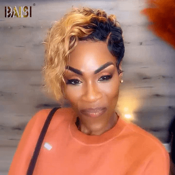 BAISI HAIR BAISI $89 Fashion Curly With Honey Blonde Wig