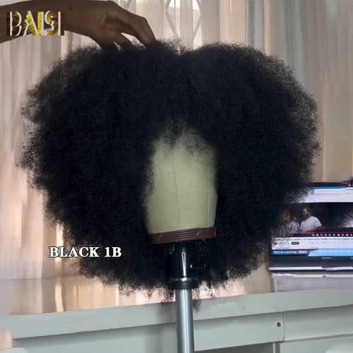BAISI HAIR BAISI Sexy Afro Kinky Machine Made Wig