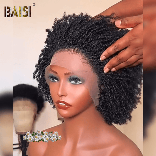 BAISI HAIR BOB Wig BAISI 13x4 Sexy Synthetic hair Short BOB Lace Wig