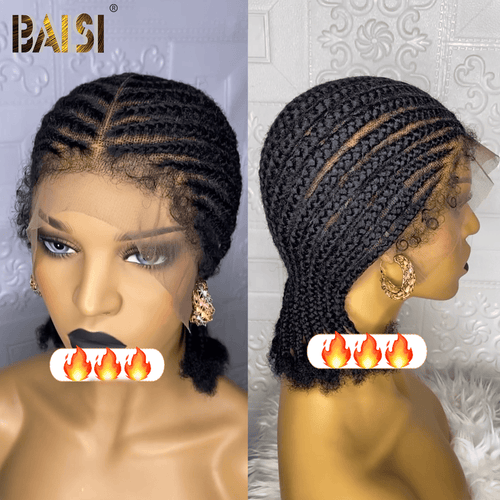 BAISI HAIR Braided Wig BAISI Sexy Already Braided Full Lace Wig For Black Women