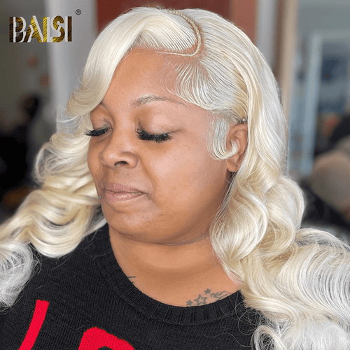 BAISI HAIR Customized Wig BAISI  Blonde Wavy Lace Wig