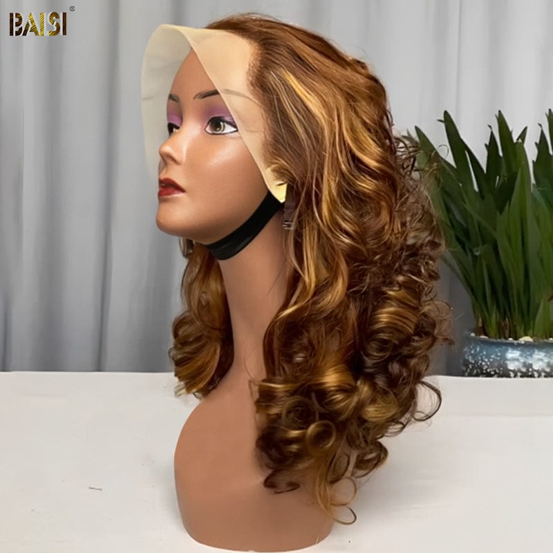 BAISI HAIR Frontal Lace Wig 13x4 BAISI  Spring Piano Egg Curl Lace Wig