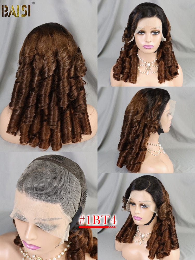 BAISI HAIR Frontal Lace Wig BAISI 10A 210% Density Natural Wave Wig