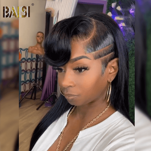 BAISI HAIR Frontal Lace Wig BAISI Cute Curl Lace Wig