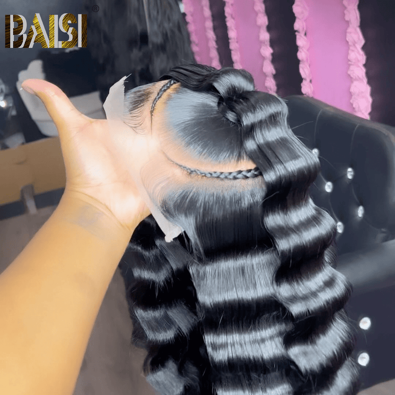 BAISI HAIR Frontal Lace Wig BAISI Cute Loose Wave Lace Wig