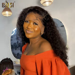 BAISI HAIR Frontal Lace Wig BAISI Double Drawn Curly Lace Wig