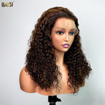 BAISI HAIR Frontal Lace Wig BAISI Double Drawn Highlight Curly Lace Wig