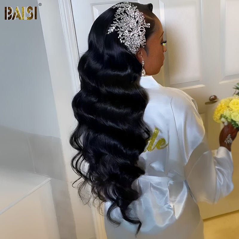 BAISI HAIR Frontal Lace Wig BAISI Loose Deep Wave Lace Wig For Wedding
