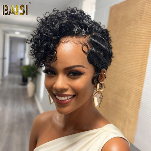 BAISI HAIR full lace wig BAISI Full Lace Side Part Fashion Style For Black Women