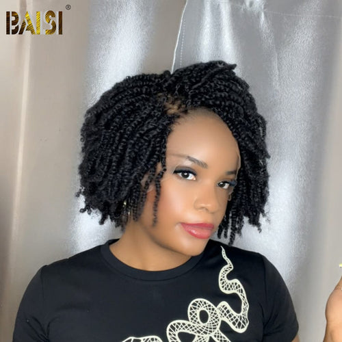 BAISI HAIR full lace wig Baisi Full Lace Synthetic Hair With Braided Wig