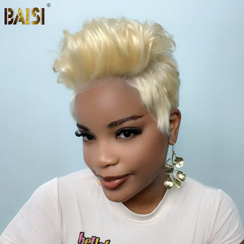 BAISI HAIR Pixie Cut Wig BAISI Blonde Full Lace Pixie Cut Wig