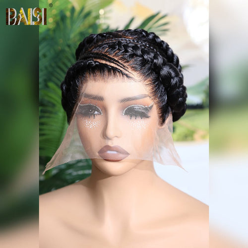 BAISI HAIR Pixie Cut Wig BAISI Cute Braid Full Lace Wig