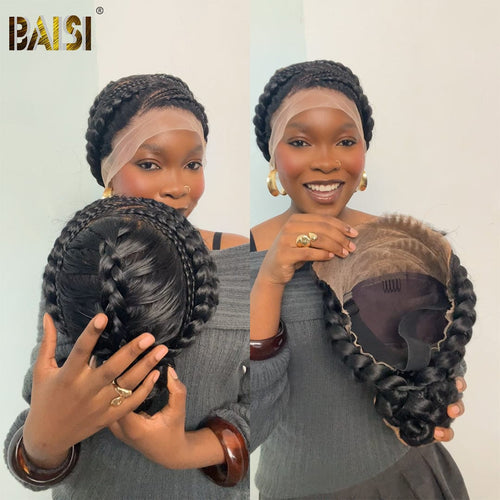 BAISI HAIR Pixie Cut Wig BAISI Cute Braid Full Lace Wig
