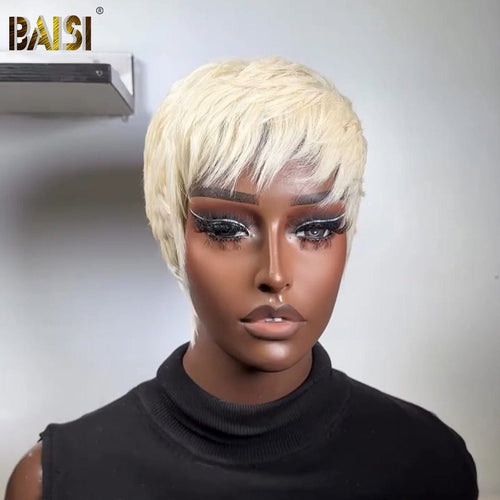 BAISI HAIR Pixie Cut Wig BAISI Cute Machine Made Blonde Pixie Cut Wig