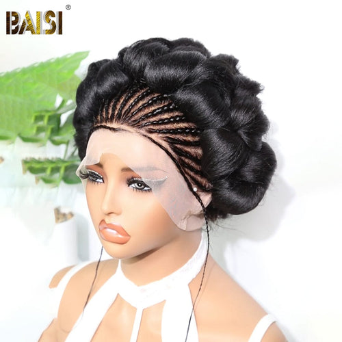 BAISI HAIR Pixie Cut Wig BAISI Full Lace Braided Already Style Wig