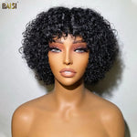 BAISI HAIR Pixie Cut Wig BAISI Lightweight Bouncy Machine Made Wig With Bang