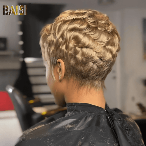 BAISI HAIR Pixie Cut Wig BAISI Machine Made Elegant Short Pixie Cut Wig