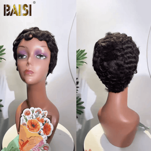 BAISI HAIR Pixie Cut Wig BAISI Machine Made Human Hair Pixie Cut Wig