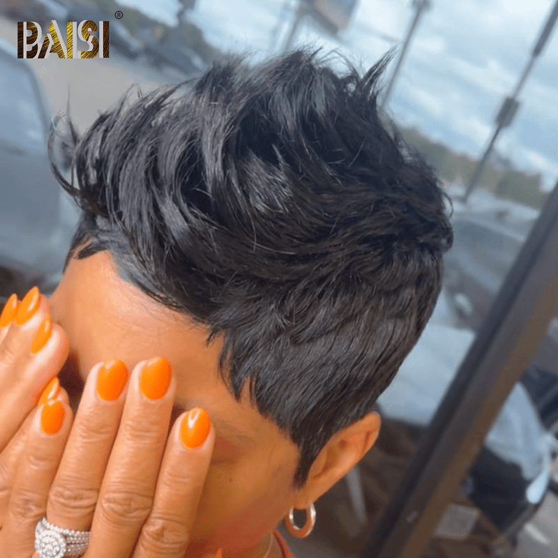 BAISI HAIR Pixie Cut Wig BAISI Machine Made Short Pixie Cut Wig