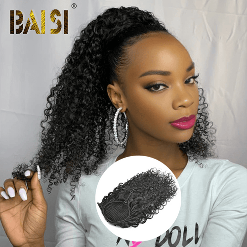 BAISI HAIR Ponytail Extension A BAISI Ponytail Curly Hair For Black Women