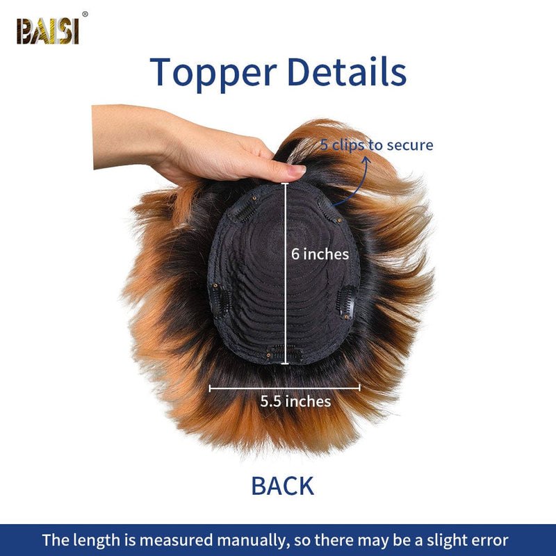 BAIS Cute Straight Partial Topper(Not A Wig) For Black Women – BAISI HAIR