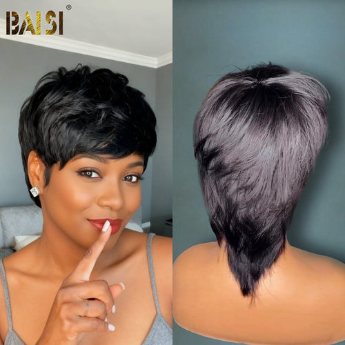 BAISI HAIR topper BAISI Partial Topper Mullet (NOT A WIG)