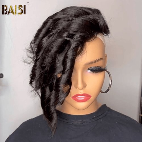 BAISI HAIR topper BAISI Side Part Loose Wavy Partial Topper Unit( NOT A WIG)