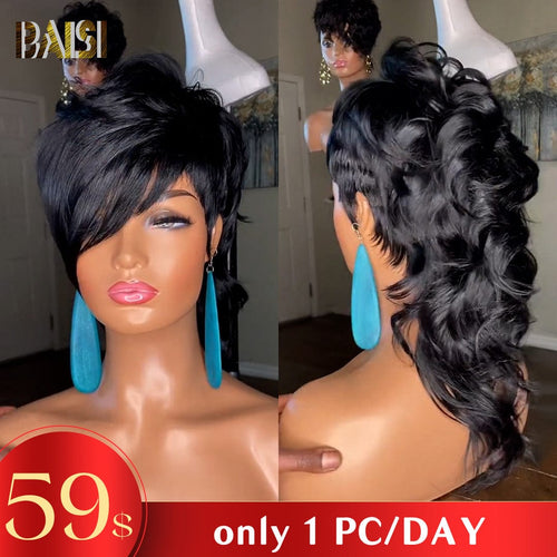 BAISI HAIR Wholesale Deal Baisi Flash Sale Side Part Mullet Wig