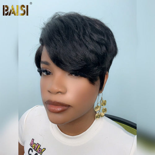 FULL LACE WIG Pixie Cut Wig BAISI Full Lace Side Part Style Wig