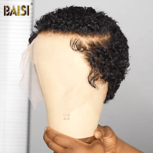 FULL LACE WIG Pixie Cut Wig BAISI Full Lace Tight Curl Pixie Style Wig