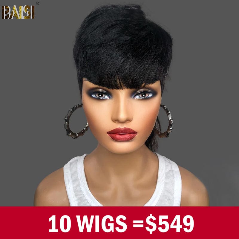 hairbs $100 wig 10 pcs BAISI Mullet Wig Wholesale Deal No.2