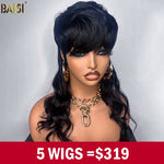 hairbs $100 wig 5 pcs BAISI Mullet Wig Wholesale Deal No.1