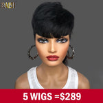 hairbs $100 wig 5 pcs BAISI Mullet Wig Wholesale Deal No.2