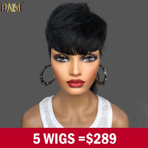 hairbs $100 wig 5 pcs BAISI Mullet Wig Wholesale Deal No.2
