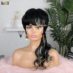 hairbs $100 wig BAISI Mullet Glueless Wig