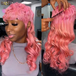 hairbs $100 wig BAISI Pink Mullet Glueless Wig