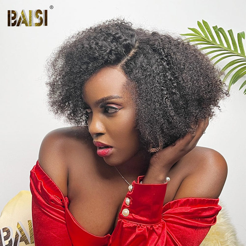 hairbs $100 wig BAISI Sexy Afro Curl Lace BoB Wig