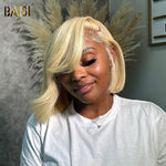 hairbs $100 wig BAISI Sexy Side Part Blonde Wavy Wig