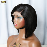 hairbs $100 wig BAISI Side Part With Highlight Bob Wig