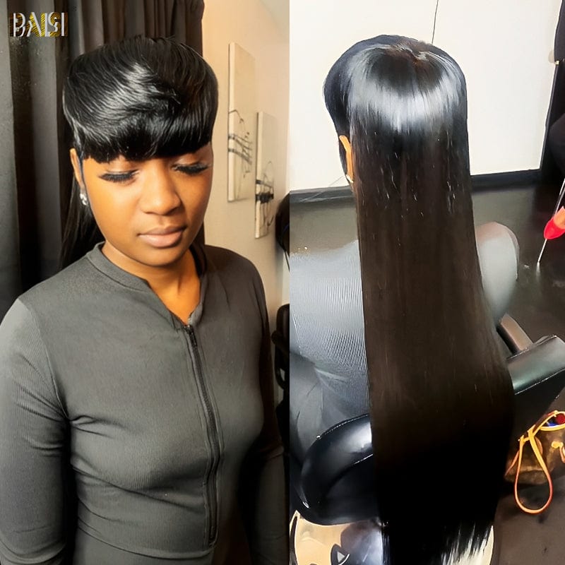 hairbs $100 wig Copy of BAISI Mullet Glueless Wig