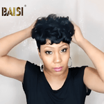 hairbs $199 wig BAISI Highlights Golden Grey Mix Closure Wig